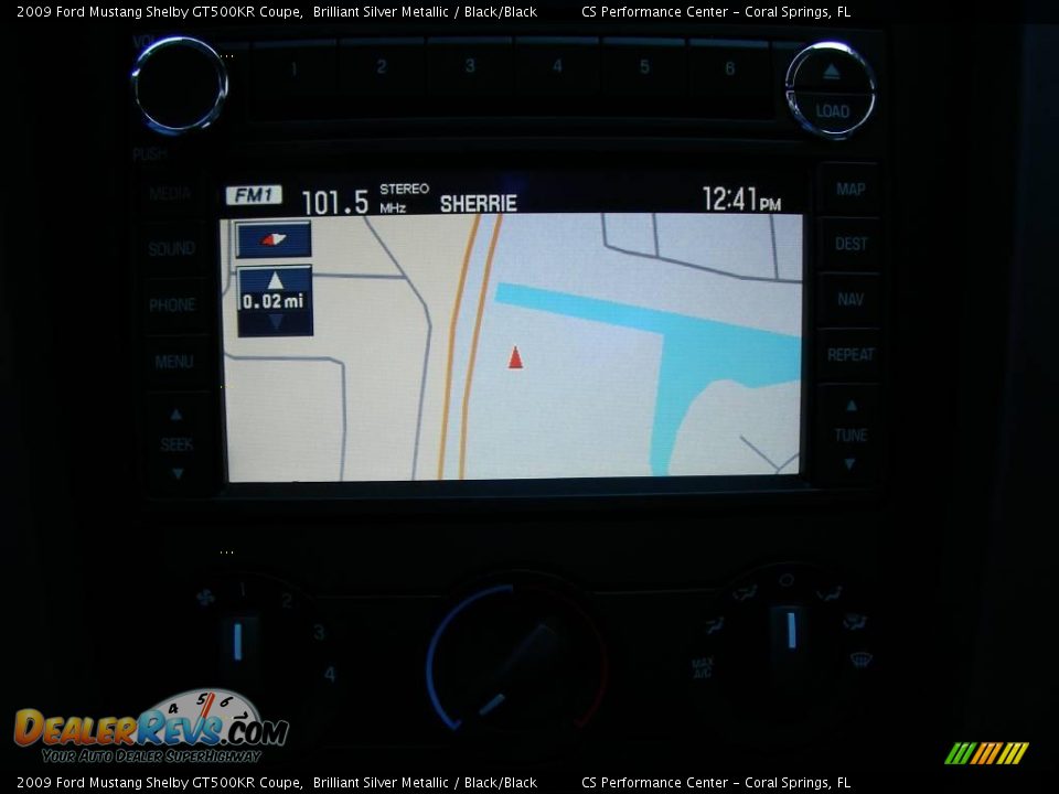 Navigation of 2009 Ford Mustang Shelby GT500KR Coupe Photo #27