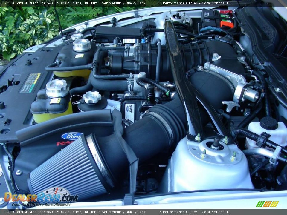 2009 Ford Mustang Shelby GT500KR Coupe 5.4 Liter KR Supercharged DOHC 32-Valve V8 Engine Photo #34