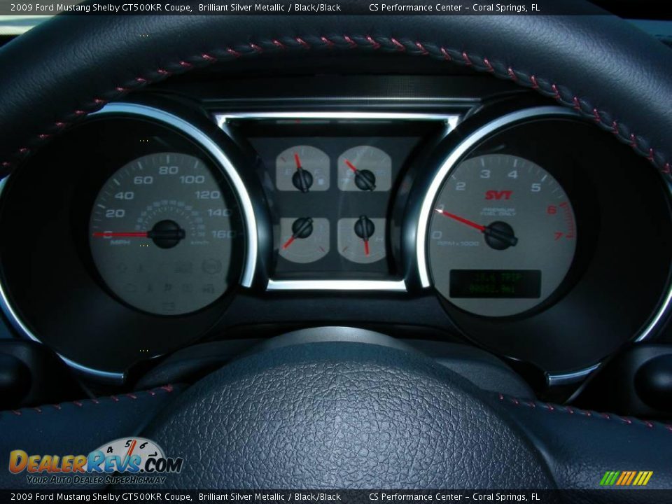 2009 Ford Mustang Shelby GT500KR Coupe Gauges Photo #35