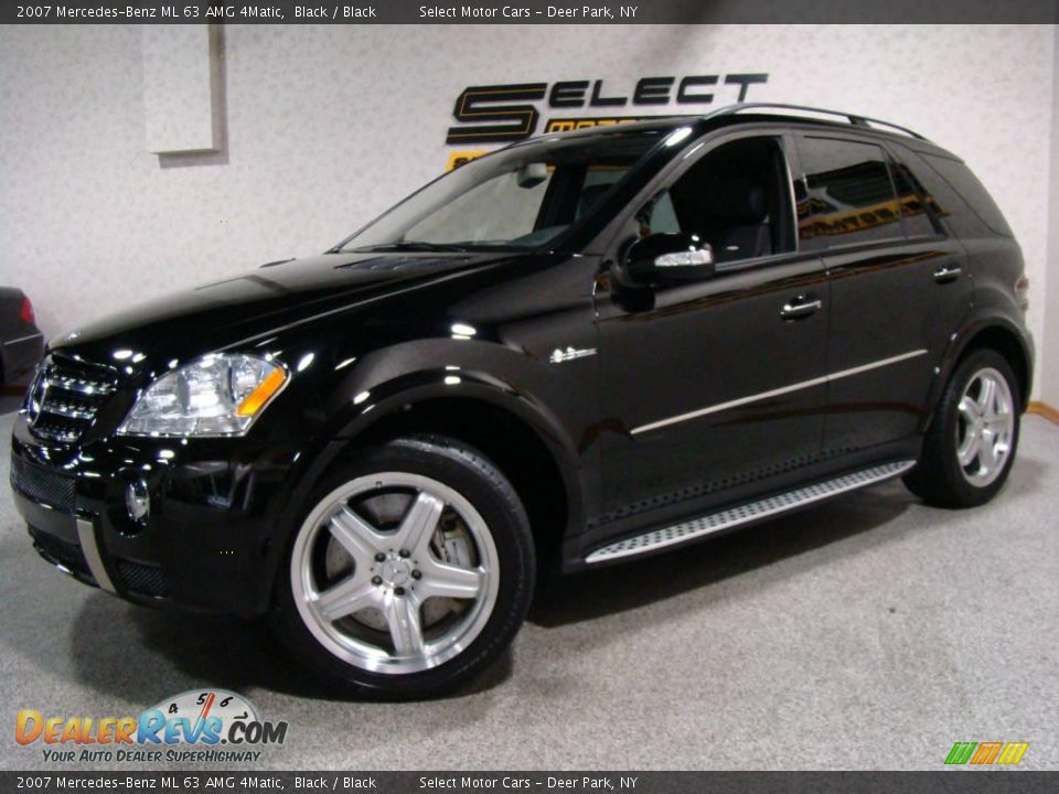 2007 Mercedes-Benz ML 63 AMG 4Matic Black / Black Photo #1