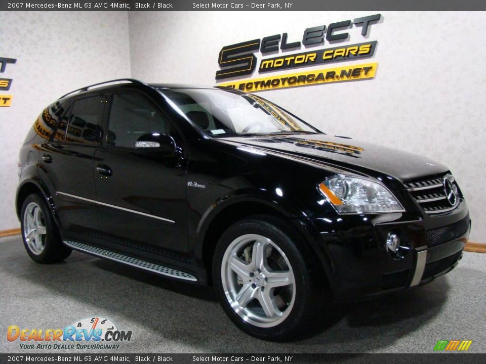 2007 Mercedes-Benz ML 63 AMG 4Matic Black / Black Photo #3