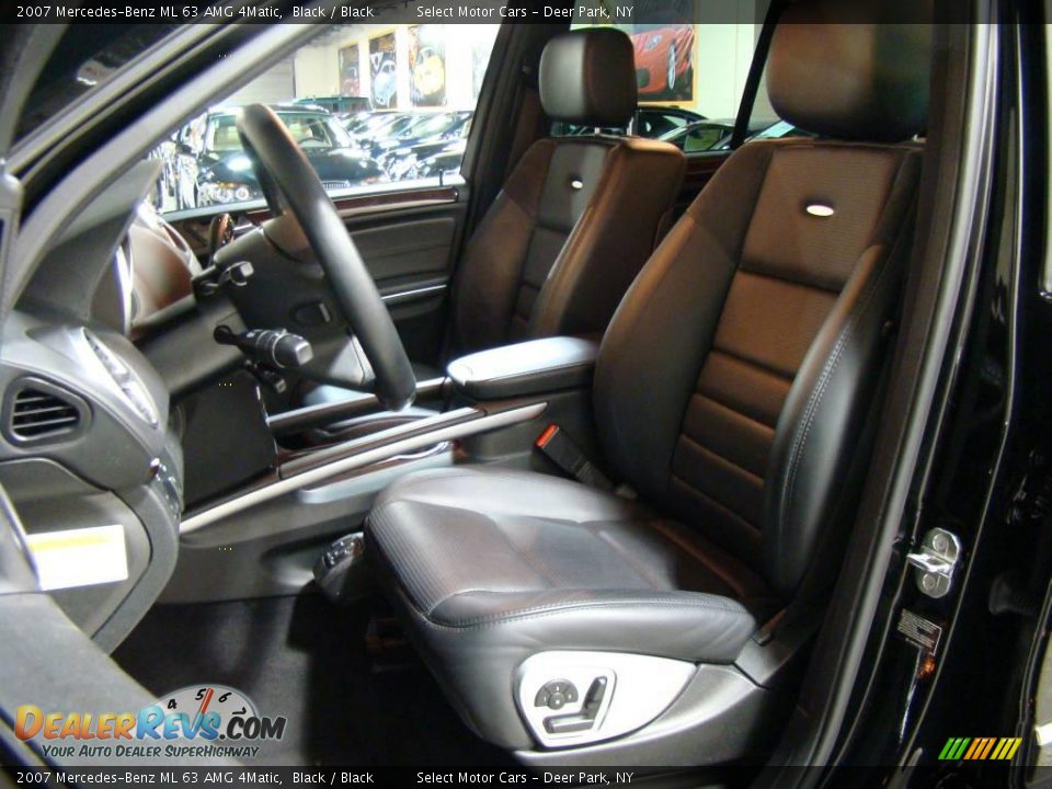 2007 Mercedes-Benz ML 63 AMG 4Matic Black / Black Photo #7