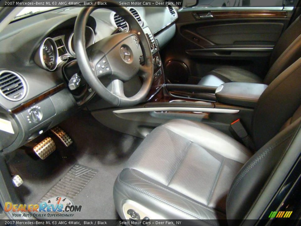 2007 Mercedes-Benz ML 63 AMG 4Matic Black / Black Photo #8
