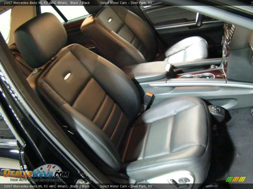 2007 Mercedes-Benz ML 63 AMG 4Matic Black / Black Photo #9