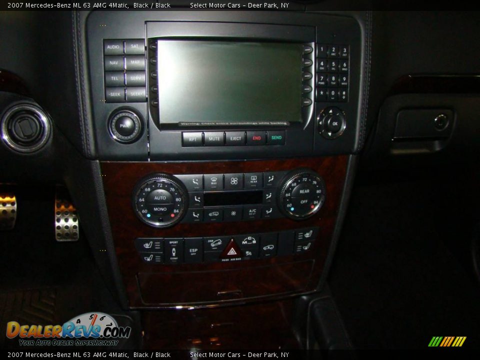 2007 Mercedes-Benz ML 63 AMG 4Matic Black / Black Photo #10