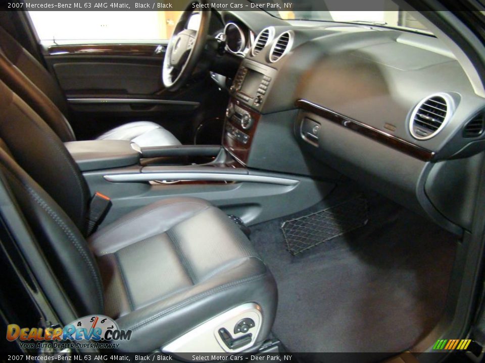 2007 Mercedes-Benz ML 63 AMG 4Matic Black / Black Photo #11