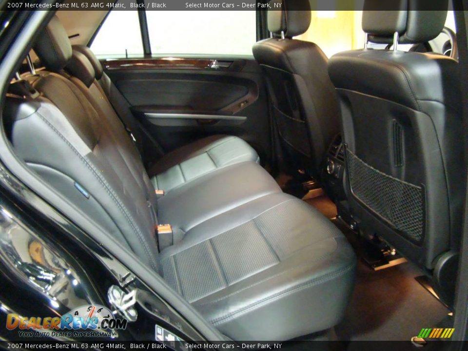 2007 Mercedes-Benz ML 63 AMG 4Matic Black / Black Photo #12