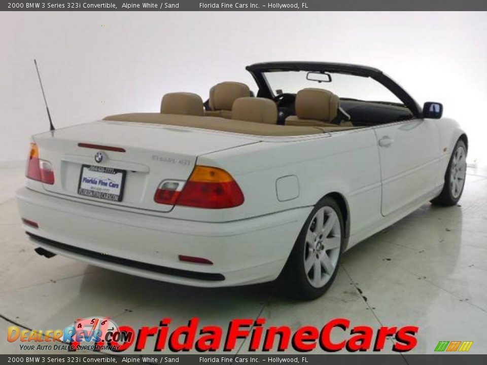 2000 BMW 3 Series 323i Convertible Alpine White / Sand Photo #2