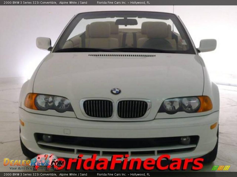 2000 BMW 3 Series 323i Convertible Alpine White / Sand Photo #5