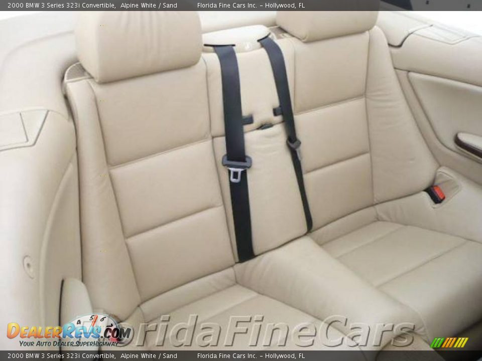 2000 BMW 3 Series 323i Convertible Alpine White / Sand Photo #15