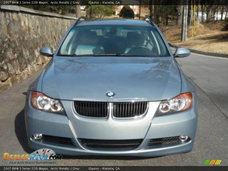 2007 BMW 3 Series 328i Wagon Arctic Metallic / Grey Photo #5