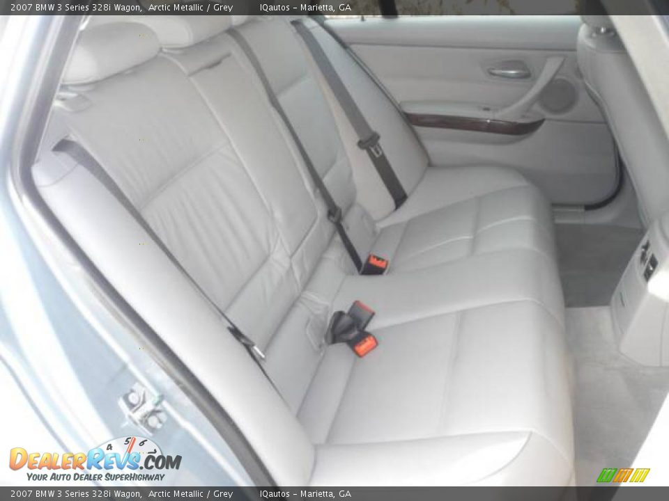 2007 BMW 3 Series 328i Wagon Arctic Metallic / Grey Photo #9