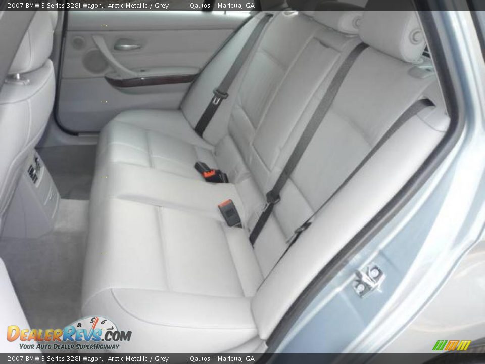 2007 BMW 3 Series 328i Wagon Arctic Metallic / Grey Photo #10