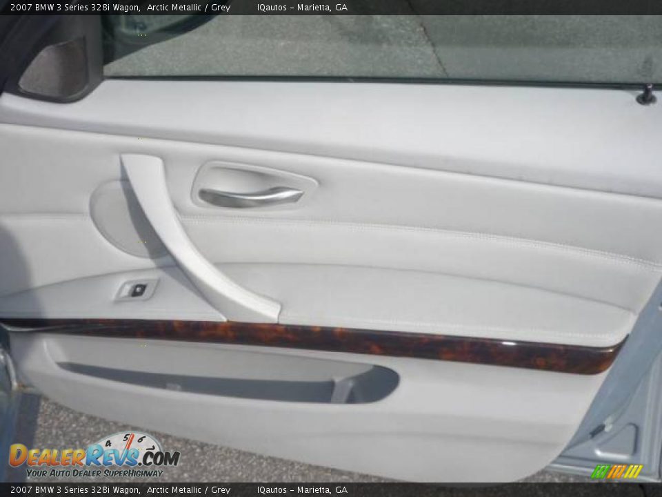2007 BMW 3 Series 328i Wagon Arctic Metallic / Grey Photo #20