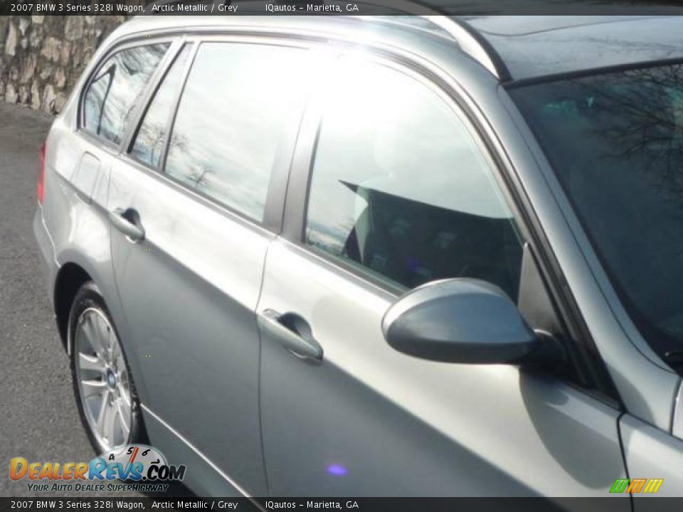 2007 BMW 3 Series 328i Wagon Arctic Metallic / Grey Photo #24