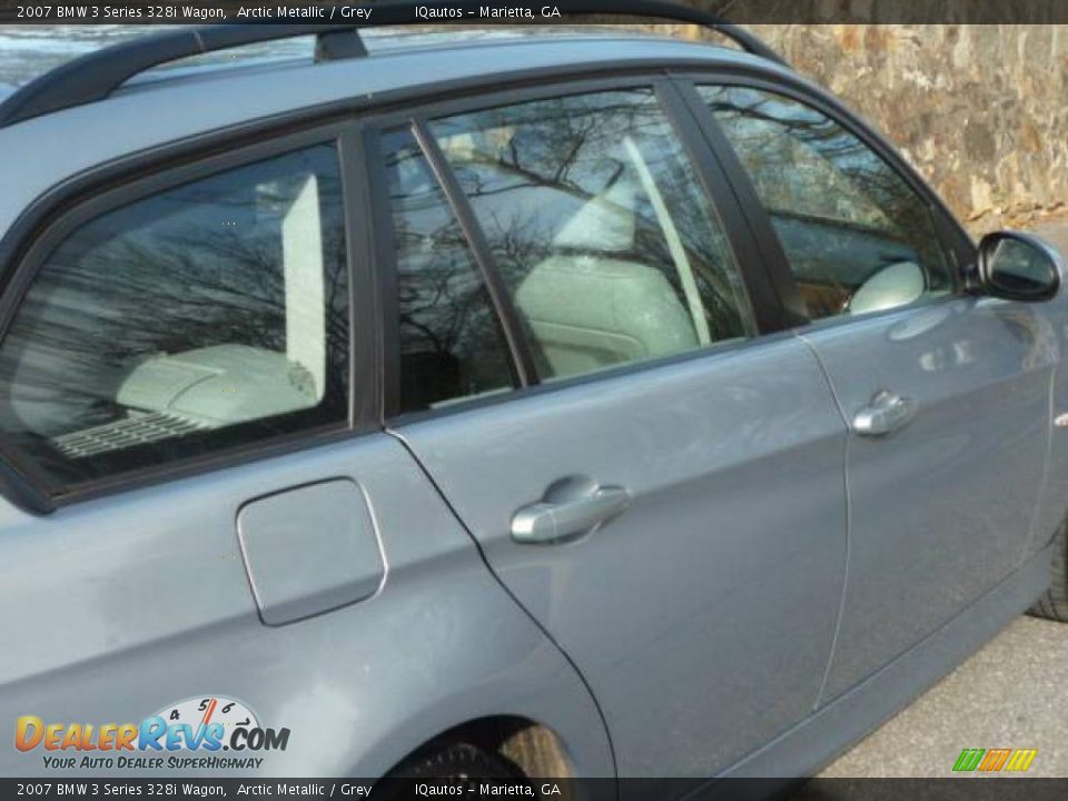2007 BMW 3 Series 328i Wagon Arctic Metallic / Grey Photo #27