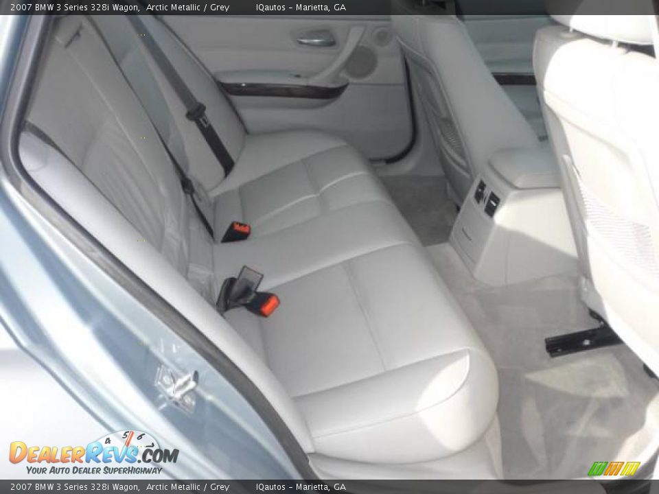 2007 BMW 3 Series 328i Wagon Arctic Metallic / Grey Photo #29