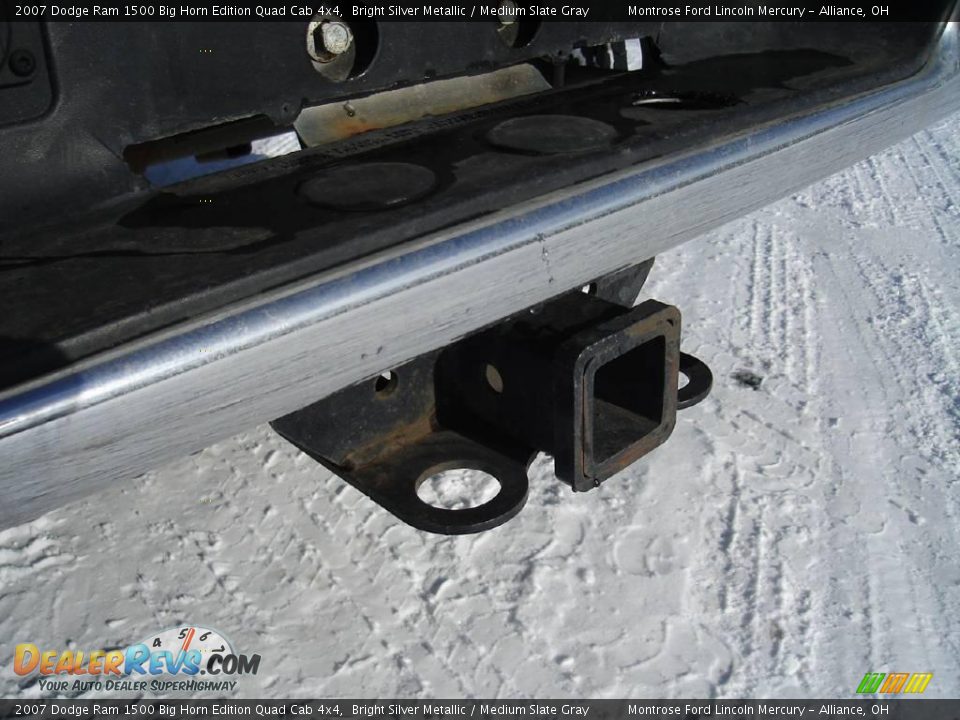 2007 Dodge Ram 1500 Big Horn Edition Quad Cab 4x4 Bright Silver Metallic / Medium Slate Gray Photo #13