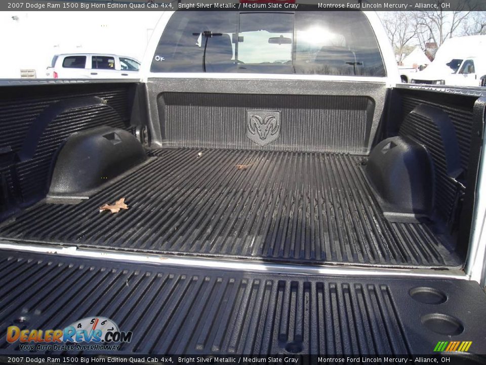2007 Dodge Ram 1500 Big Horn Edition Quad Cab 4x4 Bright Silver Metallic / Medium Slate Gray Photo #14