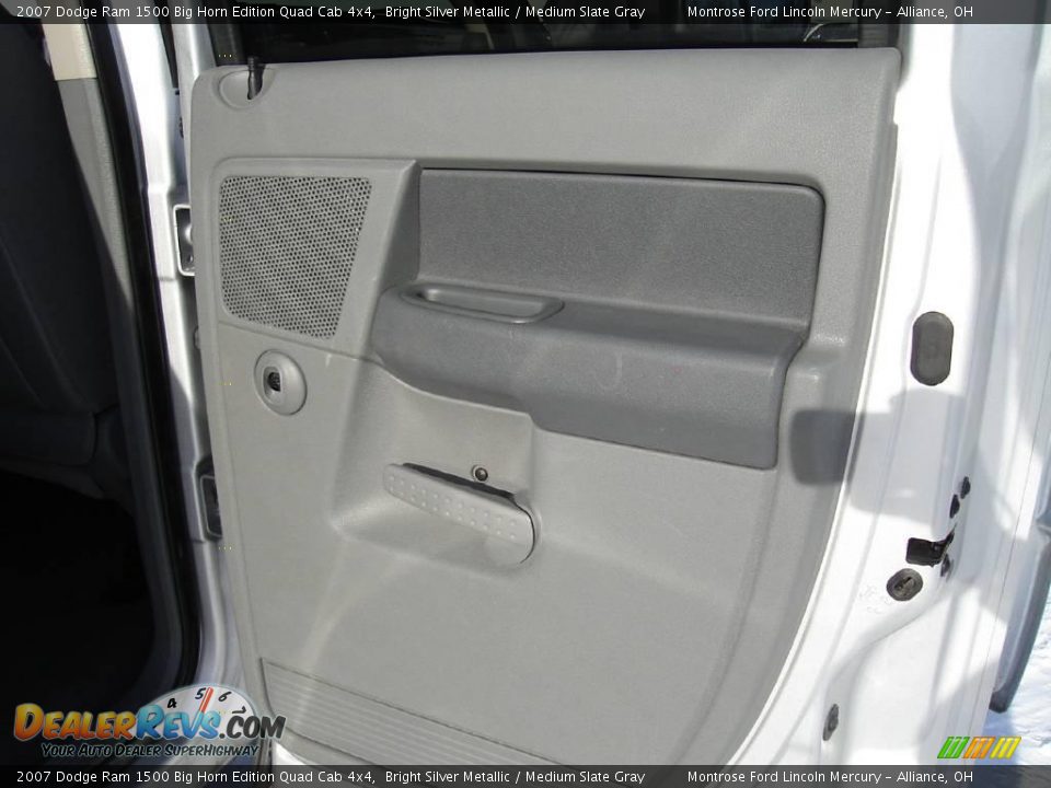 2007 Dodge Ram 1500 Big Horn Edition Quad Cab 4x4 Bright Silver Metallic / Medium Slate Gray Photo #21