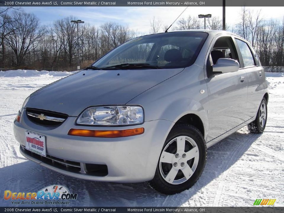 2008 Chevrolet Aveo Aveo5 LS Cosmic Silver Metallic / Charcoal Photo #1