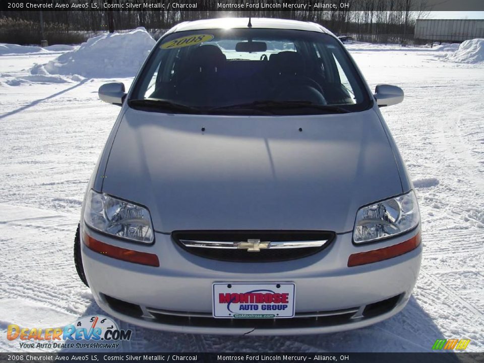 2008 Chevrolet Aveo Aveo5 LS Cosmic Silver Metallic / Charcoal Photo #8