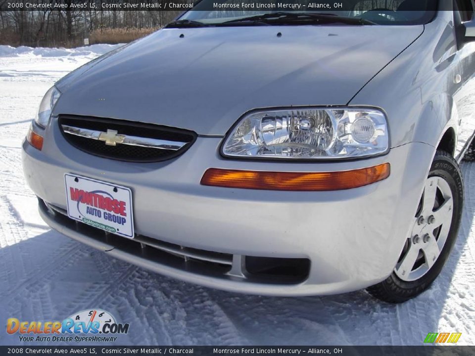 2008 Chevrolet Aveo Aveo5 LS Cosmic Silver Metallic / Charcoal Photo #9