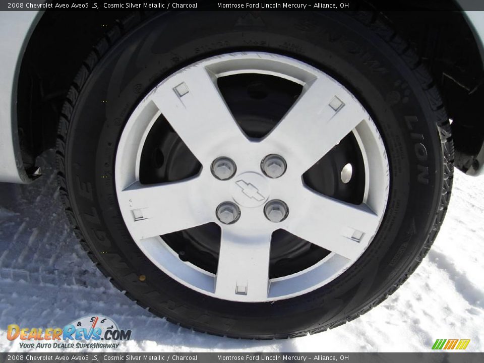 2008 Chevrolet Aveo Aveo5 LS Cosmic Silver Metallic / Charcoal Photo #11
