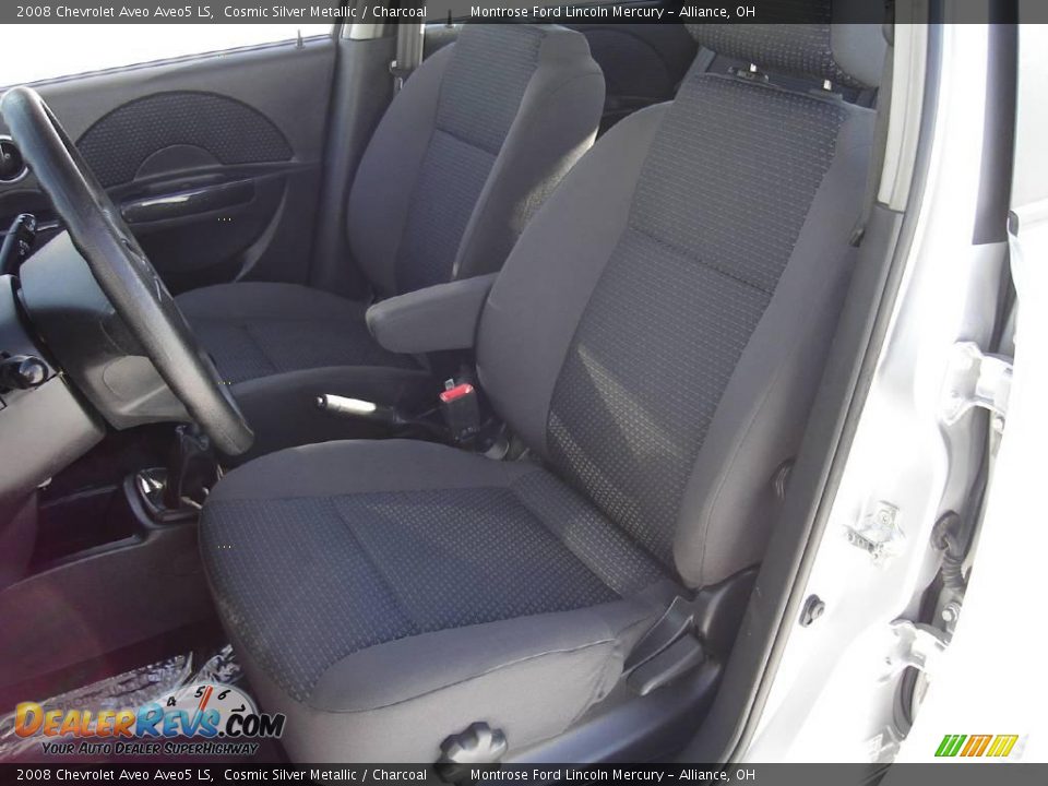 2008 Chevrolet Aveo Aveo5 LS Cosmic Silver Metallic / Charcoal Photo #12