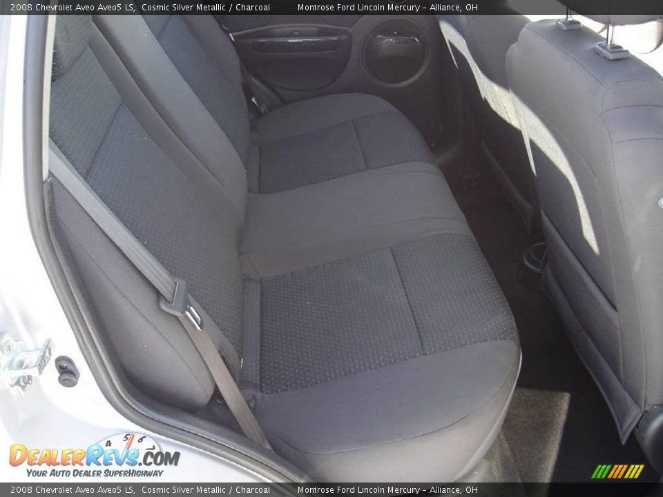 2008 Chevrolet Aveo Aveo5 LS Cosmic Silver Metallic / Charcoal Photo #14