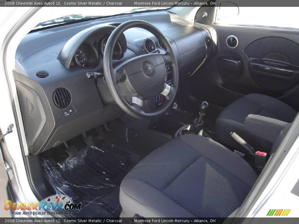 2008 Chevrolet Aveo Aveo5 LS Cosmic Silver Metallic / Charcoal Photo #23
