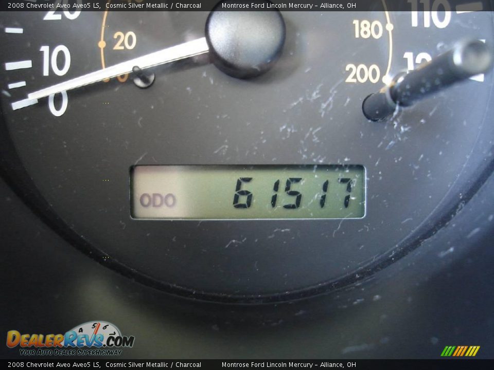 2008 Chevrolet Aveo Aveo5 LS Cosmic Silver Metallic / Charcoal Photo #24