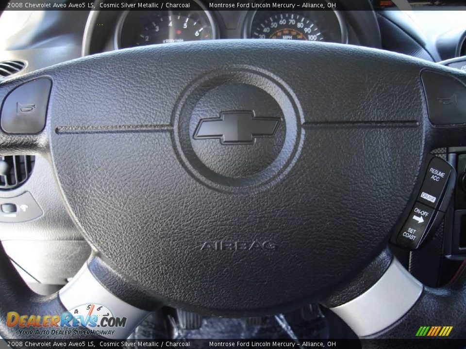 2008 Chevrolet Aveo Aveo5 LS Cosmic Silver Metallic / Charcoal Photo #26