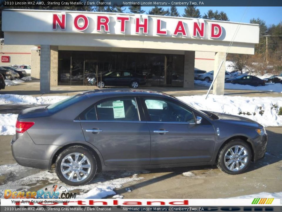 2010 Lincoln MKZ AWD Sterling Gray Metallic / Dark Charcoal Photo #1
