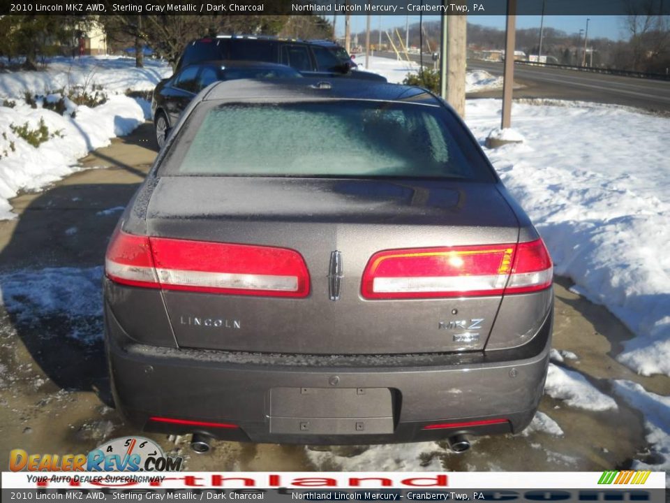 2010 Lincoln MKZ AWD Sterling Gray Metallic / Dark Charcoal Photo #3