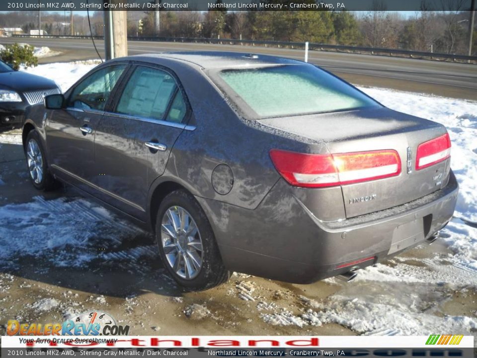 2010 Lincoln MKZ AWD Sterling Gray Metallic / Dark Charcoal Photo #4