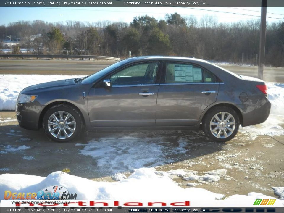 2010 Lincoln MKZ AWD Sterling Gray Metallic / Dark Charcoal Photo #5