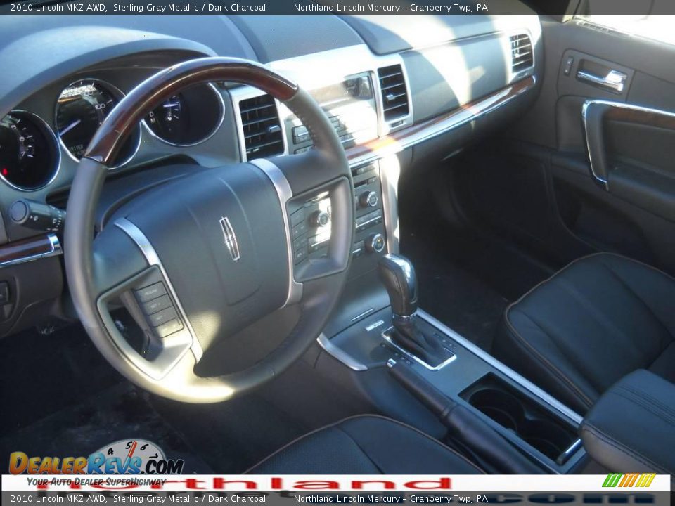 2010 Lincoln MKZ AWD Sterling Gray Metallic / Dark Charcoal Photo #7