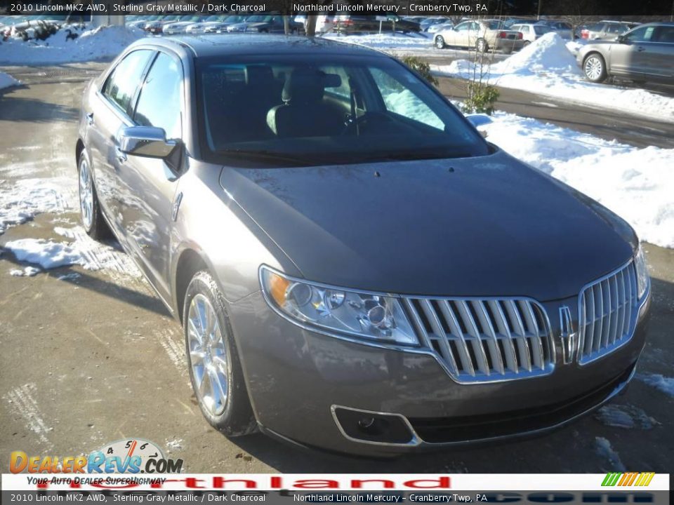 2010 Lincoln MKZ AWD Sterling Gray Metallic / Dark Charcoal Photo #14