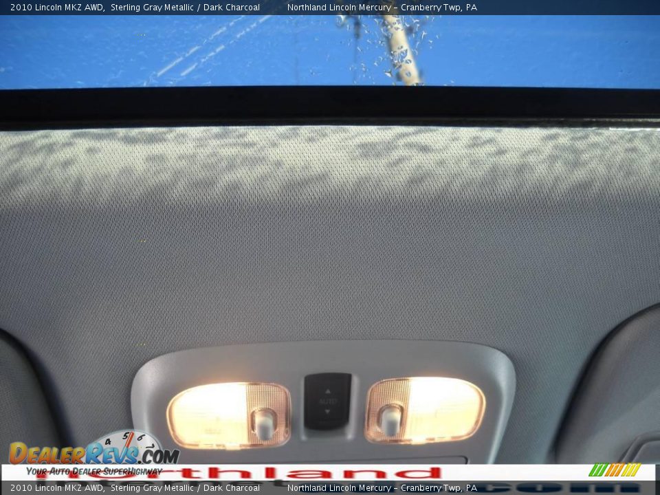 2010 Lincoln MKZ AWD Sterling Gray Metallic / Dark Charcoal Photo #16