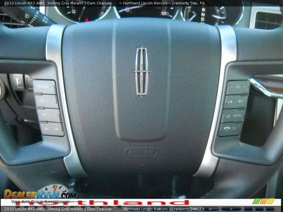 2010 Lincoln MKZ AWD Sterling Gray Metallic / Dark Charcoal Photo #19