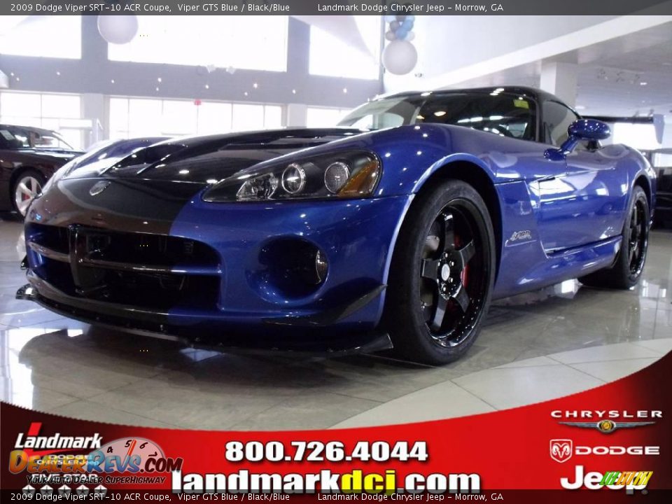 2009 Dodge Viper SRT-10 ACR Coupe Viper GTS Blue / Black/Blue Photo #1