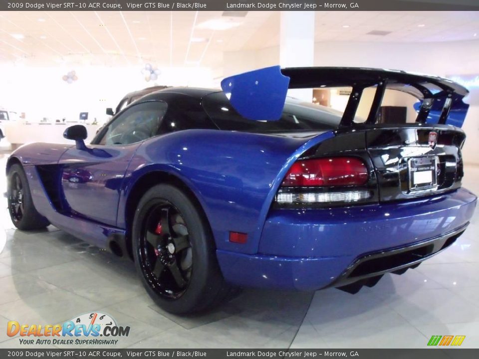 2009 Dodge Viper SRT-10 ACR Coupe Viper GTS Blue / Black/Blue Photo #2