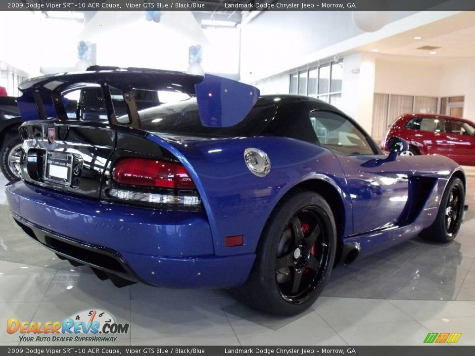 2009 Dodge Viper SRT-10 ACR Coupe Viper GTS Blue / Black/Blue Photo #3