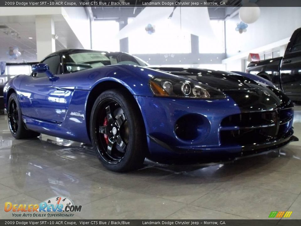 2009 Dodge Viper SRT-10 ACR Coupe Viper GTS Blue / Black/Blue Photo #4