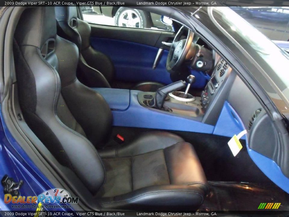 Black/Blue Interior - 2009 Dodge Viper SRT-10 ACR Coupe Photo #9