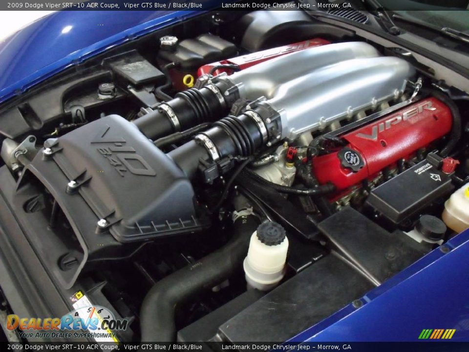 Black/Blue Interior - 2009 Dodge Viper SRT-10 ACR Coupe Photo #15