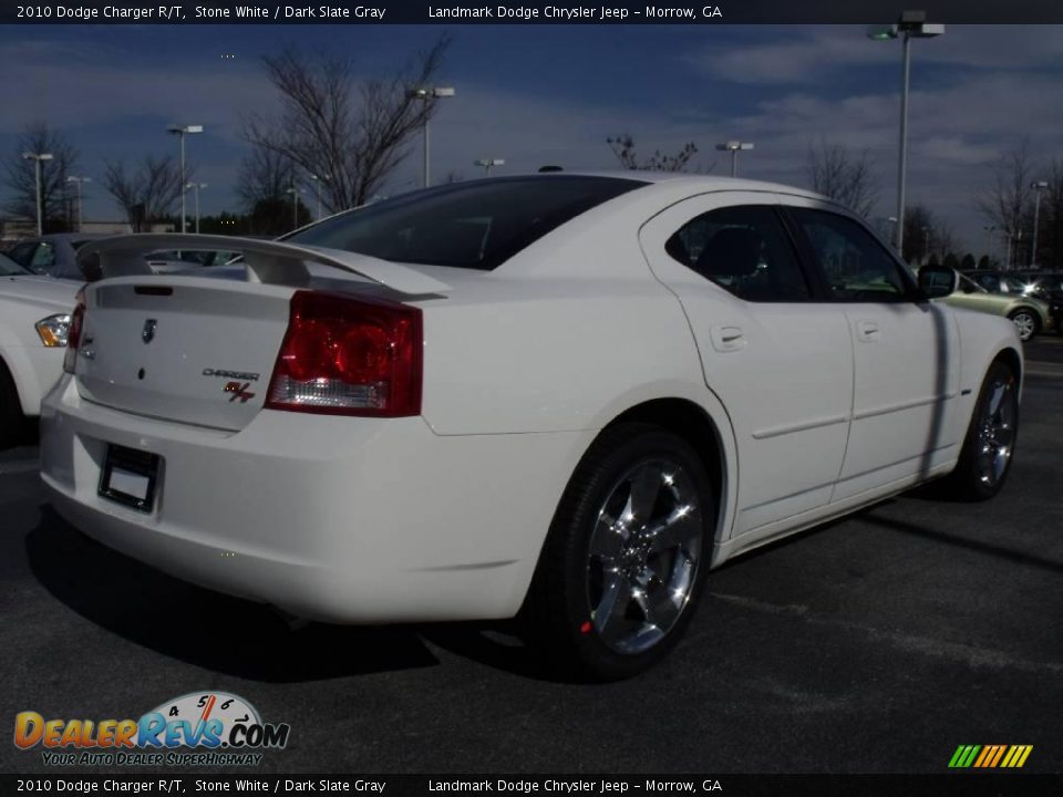 2010 Dodge Charger R/T Stone White / Dark Slate Gray Photo #3