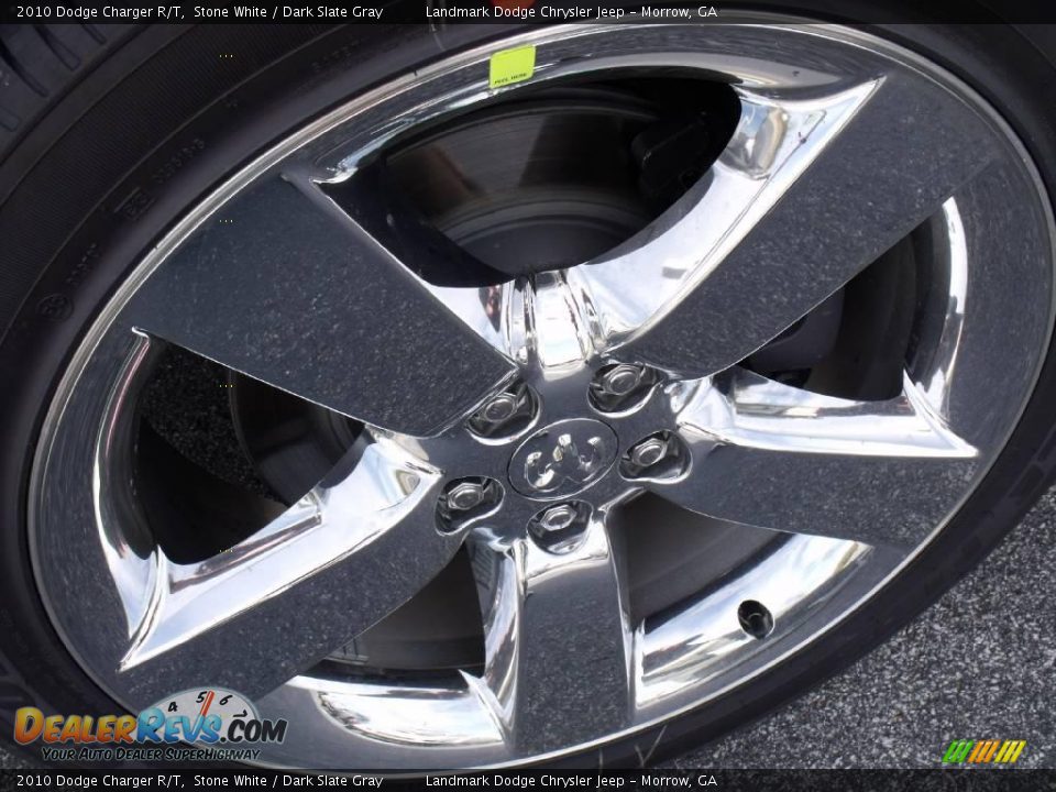 2010 Dodge Charger R/T Stone White / Dark Slate Gray Photo #5