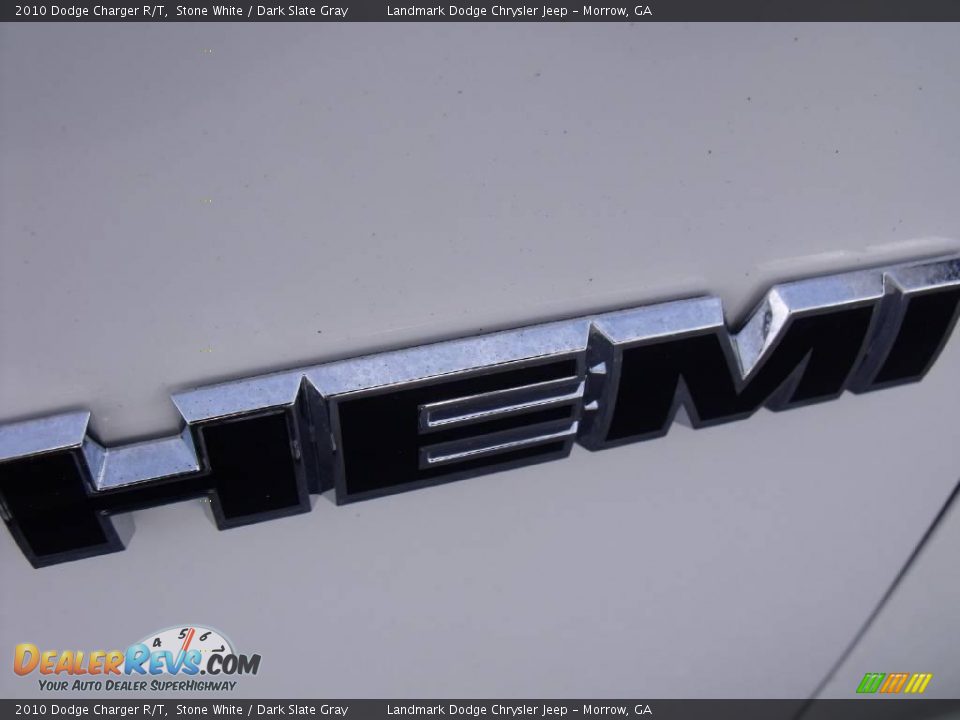 2010 Dodge Charger R/T Stone White / Dark Slate Gray Photo #6